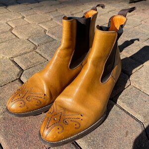 Fratelli Borgioli Elite Chelsea Boots /Dress Shoes/Leather Shoe Size 7